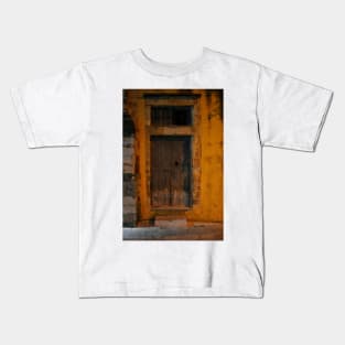 Old Door in Ibla, Ragusa, Sicily, Italy Kids T-Shirt